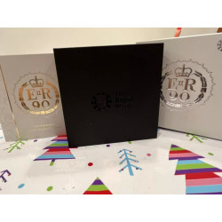 2016 Royal Mint £5 Five Pound Silver Proof Coin 90th Birthday Queen EII COA#1977