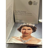 2016 Royal Mint £5 Five Pound Silver Proof Coin 90th Birthday Queen EII COA#1977