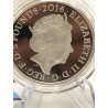 2016 Royal Mint £5 Five Pound Silver Proof Coin 90th Birthday Queen EII COA#1977