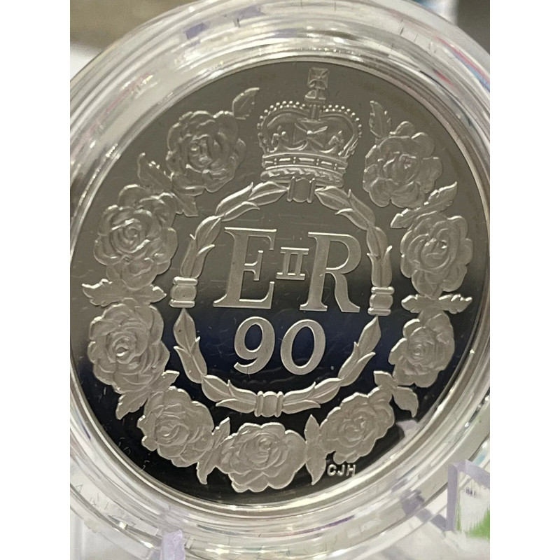 2016 Royal Mint £5 Five Pound Silver Proof Coin 90th Birthday Queen EII COA#1977 2016 Royal Mint £5 Five Pound Silver Proof Coin 90th Birthday Queen EII COA#1977