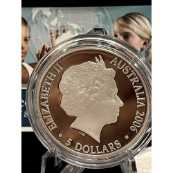 2006 $5 and 5 Euro 400 Years the Netherlands-Australia Proof Coins Set