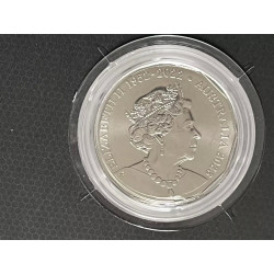 AUSTRALIA 2023 50TH ANNIVERSARY OF AC/DC 50c CENTS UNCIRCULATED COIN ON CARD