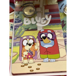 2024 $1 Bluey Coloured Three Coin Set