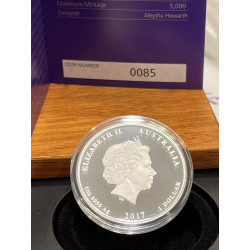 2017 70th Anniversary of the Royal Wedding 1 oz Silver Proof Coin – COA #85  Commemorate the 70th anniversary of the Royal Weddi