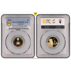 Australia 2016 Changeover $2 Proof Coin PCGS PR69DCAM