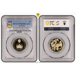 Australia 2016 Changeover $1 Proof Coin PCGS PR69DCAM