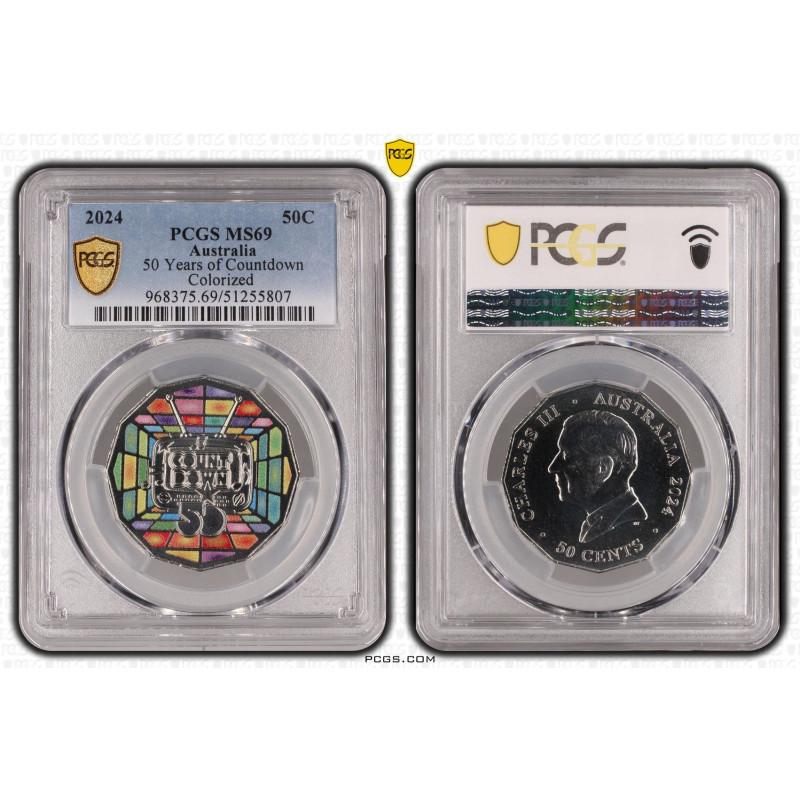 2024 50 CENT 50 YEARS OF COUNTDOWN PCGS MS69