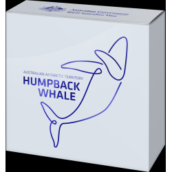 2023 $5 1oz Coloured Silver Proof Coin - Australian Antarctic Territory Humpback Whale