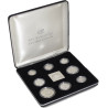 1991 Masterpieces In Silver 25th Anniversary of Decimal Currency 8 Coin Proof Set
