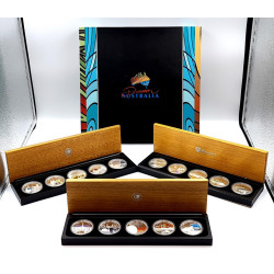 2006-2008 Discover Australia 1oz Silver 15 Coin Collection