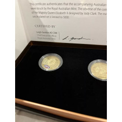 2024 AFL $1 Coloured Coloured Proof Coin Set