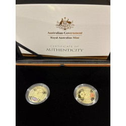 2024 AFL $1 Coloured Coloured Proof Coin Set