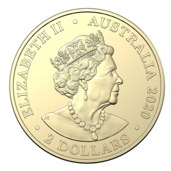 2020 $2 Australia's Firefighters C Mintmark Uncirculated Coin In Card