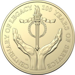 2023 $1 Centenary of Legacy UNC Coin on Card