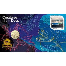 2023 Creatures of the Deep Brisbane ANDA Stamp and Coin Covers PNC