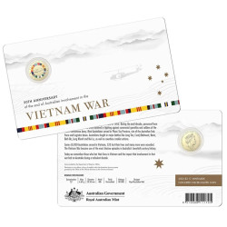 $2 2023 Vietnam War Coloured 'C' Mintmark UNC