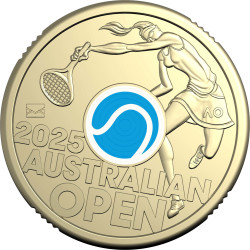 2025 $2 Australian Open - Women's Australian Open $2 Privy Mark Coin in Folder