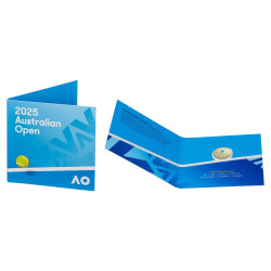 2025 $2 Australian Open - Women's Australian Open $2 Privy Mark Coin in Folder