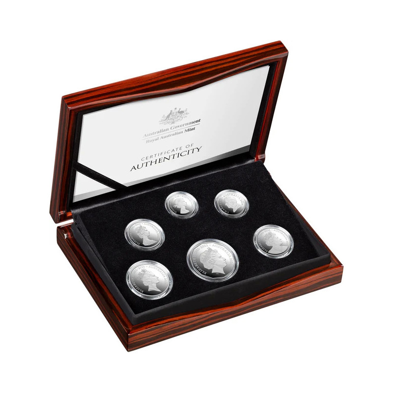 2024 SILVER Proof Year Set - Change of Monarch Six Coin Silver Proof Year Set 2024 SILVER Proof Year Set - Change of Monarch Six Coin Silver Proof Year Set