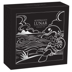 2025 $1 Australian Lunar Series III 2025 Year of the Snake 1oz Silver Proof Coin
