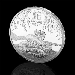 2025 $1 Australian Lunar Series III 2025 Year of the Snake 1oz Silver Proof Coin